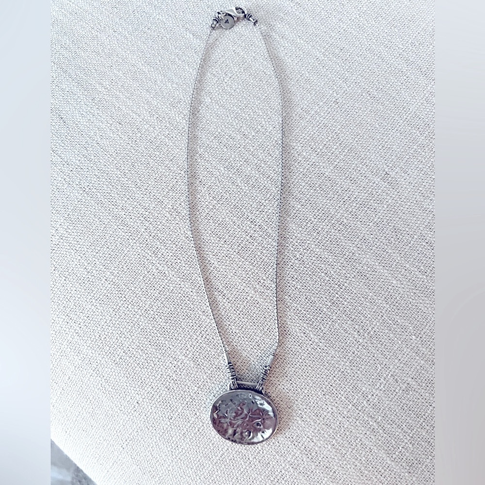Silpada Hammered Sterling Necklace N1356